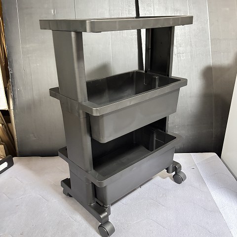 テーブルワゴンコンパクト(3段 ブラック)　税込1000円