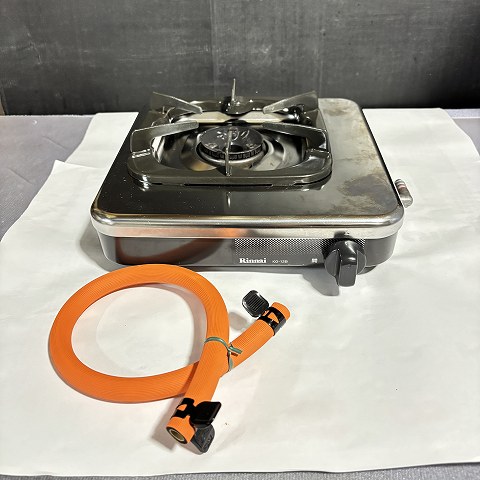 リンナイ製のLPガス用一口ガスコンロ「KG-12B」　税込3500円