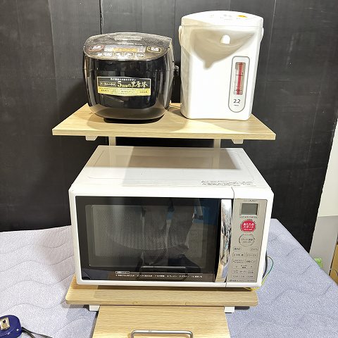 冷蔵庫上ラック　レンジラック　税込2200円